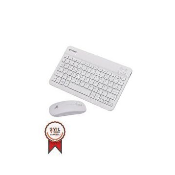 Torima TMK-04 Beyaz TKL Kablosuz Klavye Mouse Seti