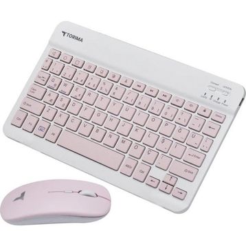 Torima TMK-04 Pembe TKL Kablosuz Klavye Mouse Seti