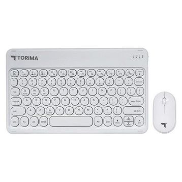 Torima TMK-08 Beyaz TKL Kablosuz Klavye Mouse Seti