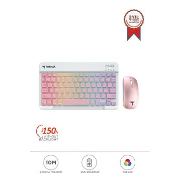 Torima TMK-09 RGB Kablosuz Klavye Mouse Seti