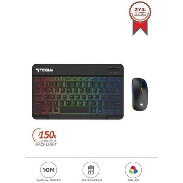 Torima TMK-09 RGB Kablosuz Klavye Mouse Seti