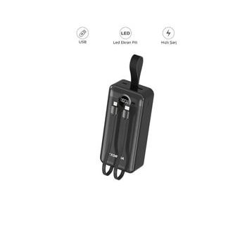 Torima TRM-1035 Siyah 30000 mAh Powerbank