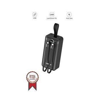 Torima TRM-1035 Siyah 30000 mAh Powerbank