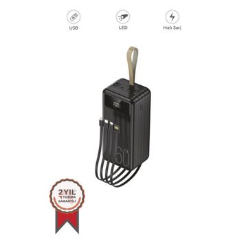 Torima TRM-1060 Siyah 60000 mAh Powerbank