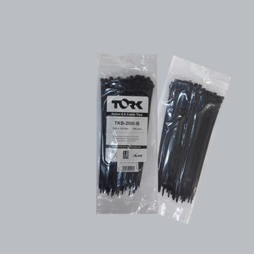 Tork 3.6x203 Siyah 100 Adet Kablo Bağı