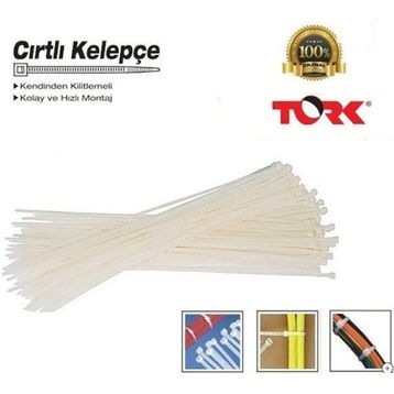 Tork 4.8 x 200 mm Cırt Kelepçe Kablo Bağı