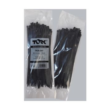 Tork TKB-250I-B 100 Adet 3.6x250 mm Siyah Kablo Bağı