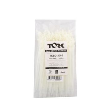 Tork TKBD-200S 100 Adet 4.8x200 mm Panele Sıkışan Kablo Bağı