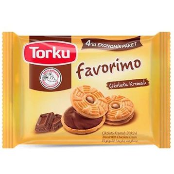 Torku 244 gr 4'lü Çikolata Kremalı Bisküvi