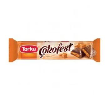Torku Çokofest 34 gr Karamel Dolgulu Sütlü Çikolata