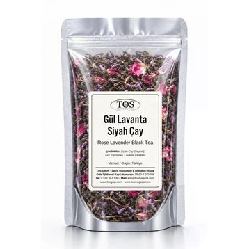 Tos 100 gr Gül Lavanta Siyah Çay