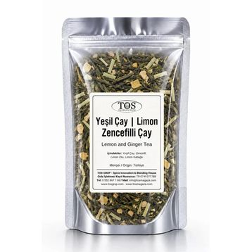 Tos 100 gr Yeşil Çay Limon ve Zencefilli Çay