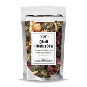 TOS 40 gr Çilekli Ebegümeci Çayı