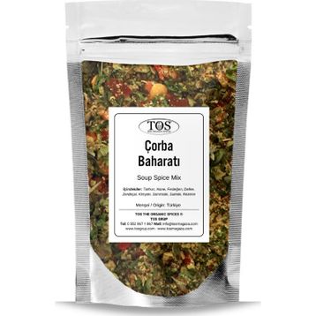 TOS The Organic Spices 100 gr Çorba Baharatı V3