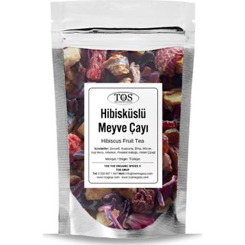 Tos The Organic Spices 100 gr Hibisküslü Meyve Çayı