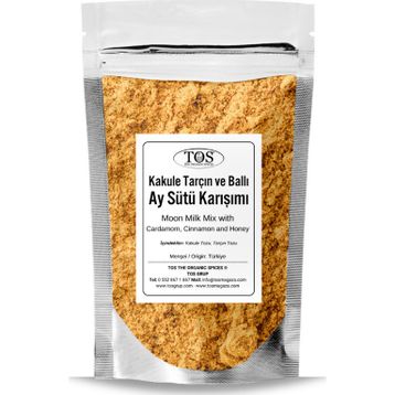Tos The Organic Spices 100 gr Kakule Tarçın ve Ballı Ay Sütü Karışımı