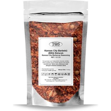 Tos The Organic Spices 100 gr Kansas City Barbekü Baharatı