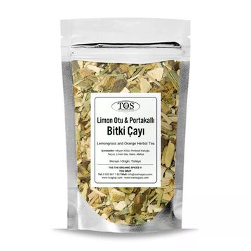 TOS The Organic Spices 100 gr Limon Otu ve Portakallı Bitki Çayı