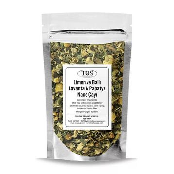 Tos The Organic Spices 100 gr Limon ve Ballı Lavanta Papatya Nane Çayı