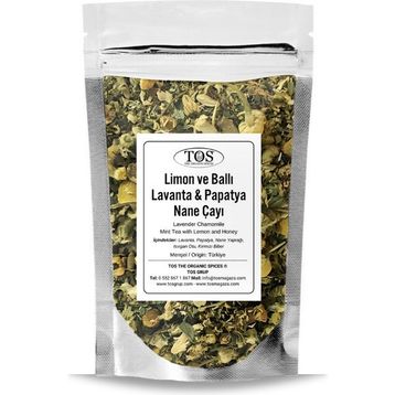 Tos The Organic Spices 100 gr Limon ve Ballı Lavanta Papatya Nane Çayı