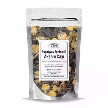 Tos The Organic Spices 100 gr Papatya ve Zerdeçallı Akşam Çayı