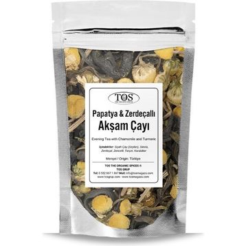 Tos The Organic Spices 100 gr Papatya ve Zerdeçallı Akşam Çayı