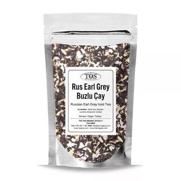TOS The Organic Spices 100 gr Rus Earl Grey Buzlu Çay