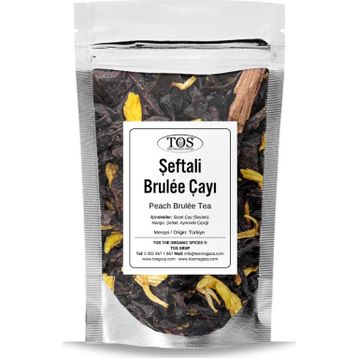 TOS The Organic Spices 100 gr Şeftali Brulée Çayı