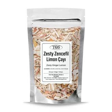 TOS The Organic Spices 100 gr Zesty Zencefil Limon