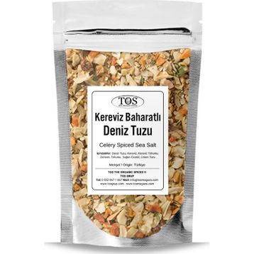 Tos The Organic Spices 2,5 kg Kereviz Baharatlı Deniz Tuzu