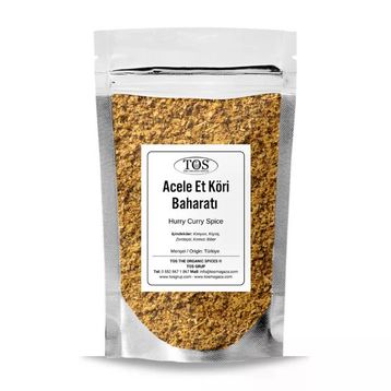 TOS The Organic Spices 250 gr Acele Et Köri Baharatı