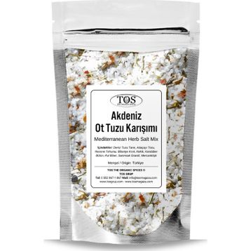TOS The Organic Spices 250 gr Akdeniz Ot Tuzu Karışımı