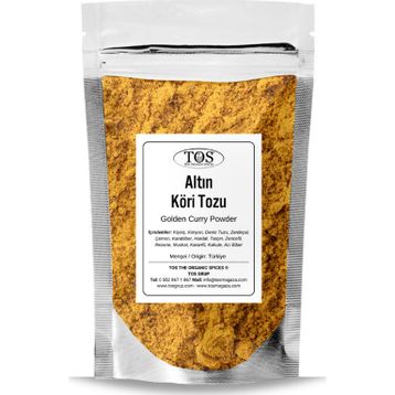 TOS The Organic Spices 250 gr Altın Köri Tozu