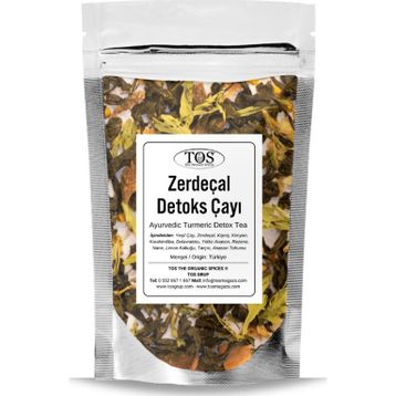 TOS The Organic Spices 250 gr Ayurvedik Zerdeçal Detoks Çayı