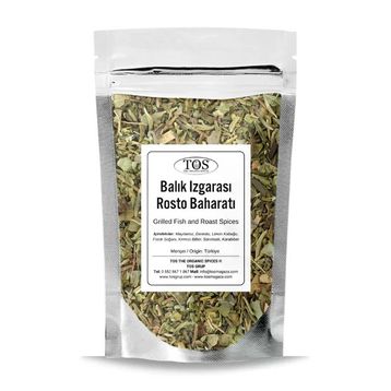 TOS The Organic Spices 250 gr Balık Izgarası ve Rosto Baharatı
