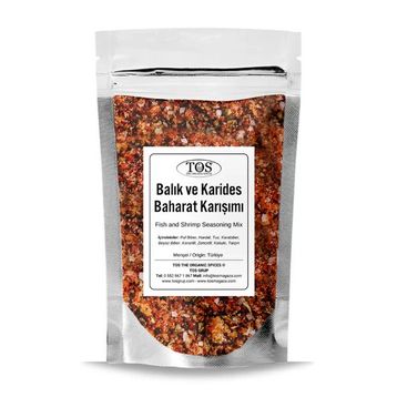 TOS The Organic Spices 250 gr Balık ve Karides Baharat Karışımı