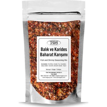 TOS The Organic Spices 250 gr Balık ve Karides Baharat Karışımı