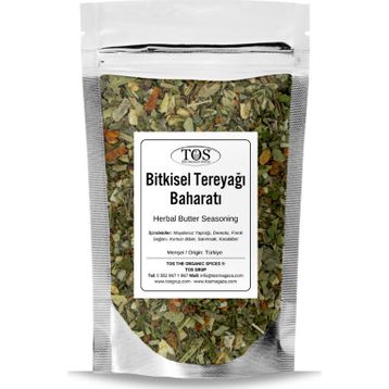 TOS The Organic Spices 250 gr Bitkisel Tereyağı Baharatı