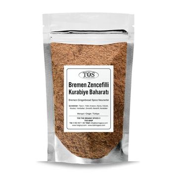 TOS The Organic Spices 250 gr Bremen Zencefilli Kurabiye Baharatı