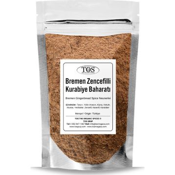 TOS The Organic Spices 250 gr Bremen Zencefilli Kurabiye Baharatı