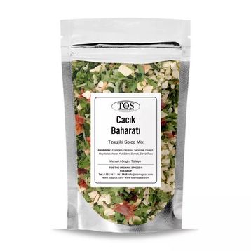 TOS The Organic Spices 250 gr Cacık Baharatı