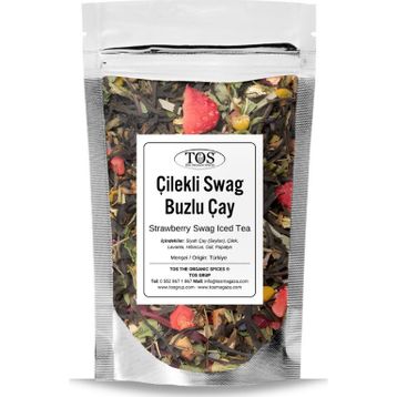 TOS The Organic Spices 250 gr Çilekli Swag Buzlu Çay