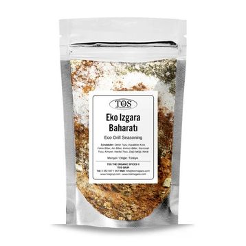 TOS The Organic Spices 250 gr Eko Izgara Baharatı