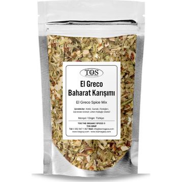 TOS The Organic Spices 250 gr El Greco Baharat Karışımı