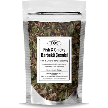 TOS The Organic Spices 250 gr Fish & Chicks Barbekü Çeşnisi