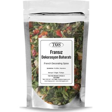 TOS The Organic Spices 250 gr Fransız Dekorasyon Baharatı