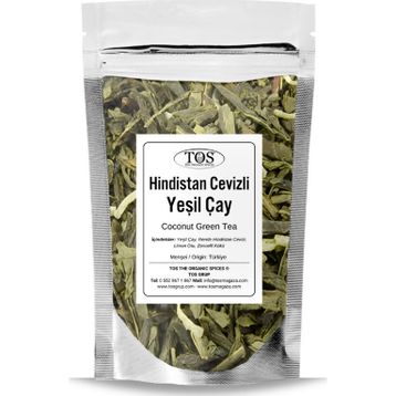 TOS The Organic Spices 250 gr Hindistan Cevizli Yeşil Çay