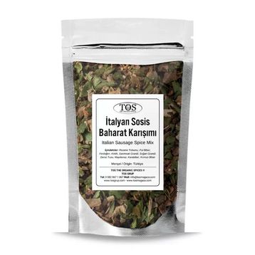 TOS The Organic Spices 250 gr İtalyan Sosis Baharat Karışımı