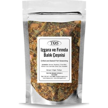 TOS The Organic Spices 250 gr Izgara ve Fırında Balık Çeşnisi