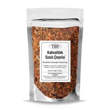 TOS The Organic Spices 250 gr Kahvaltılık Sosis Çeşnisi